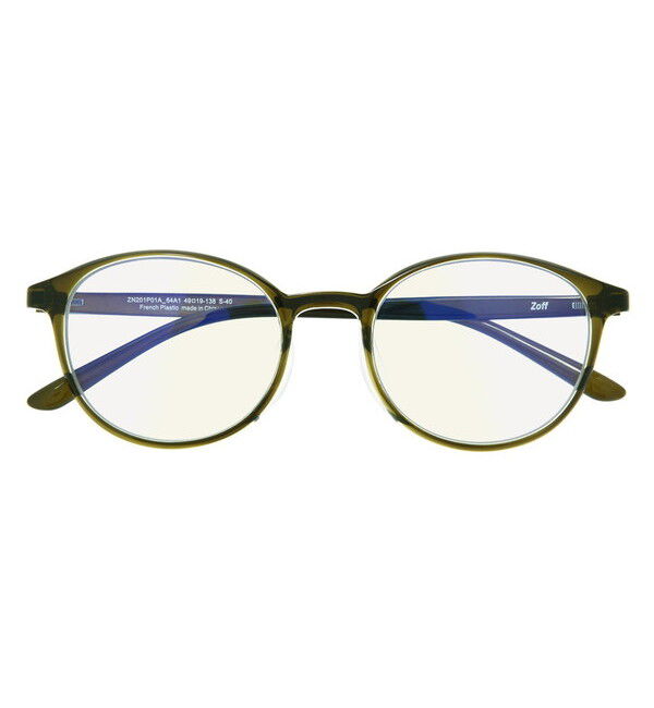  「ボストン型 PCメガネ｜Zoff PC ULTRA TYPE（ブルーライトカット率約50％）」|サングラス|グリーン