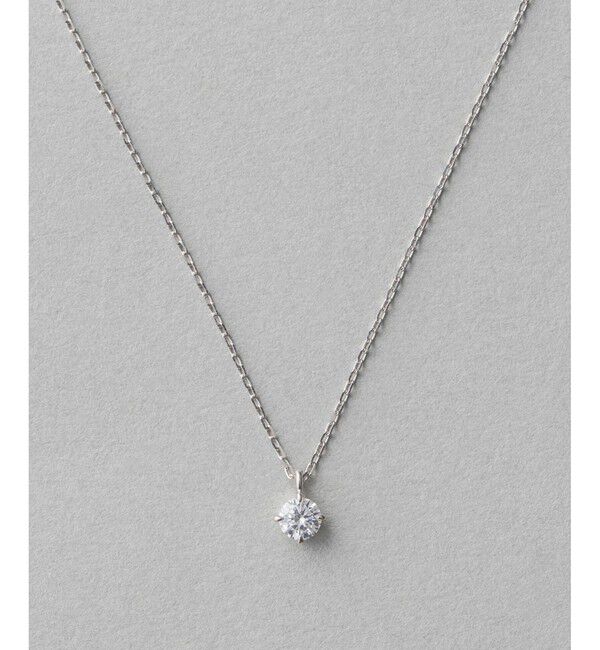 ete「PT900/850 ダイヤモンド 0.15ct ネックレス「ブライト」」|ネックレス|プラチナム