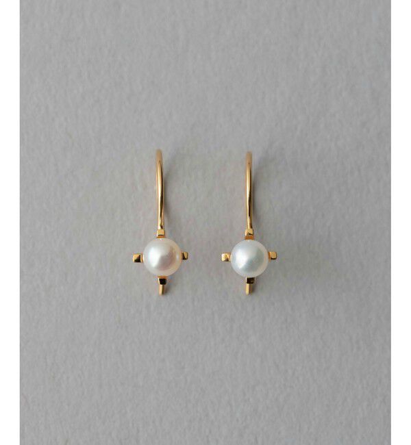 ete「パール ピアス」|ピアス|イエローゴールド