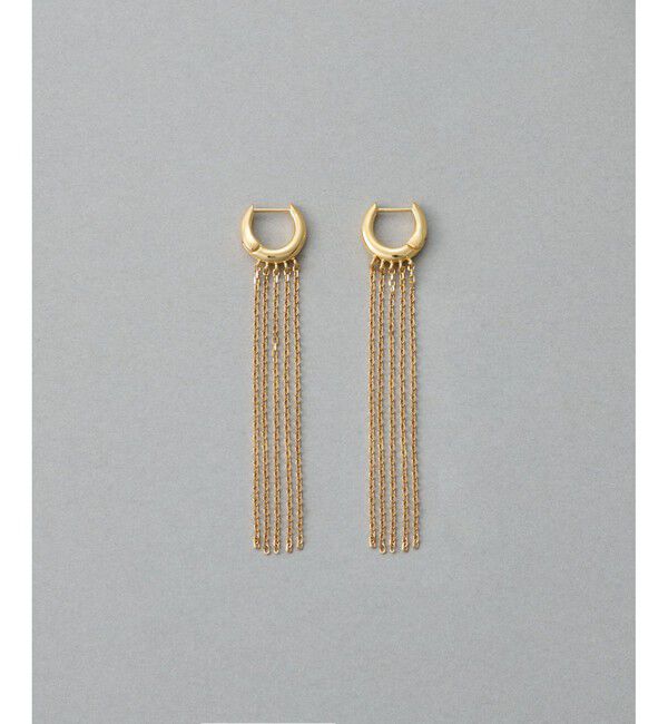 ete「フリンジ ハグピアス」|ピアス|イエローゴールド