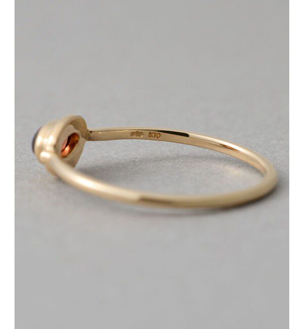 ete「[ガーネット] K10YG カボション リング」|リング|