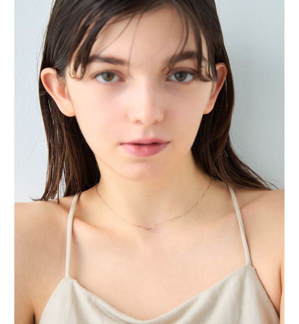 ete「[レイヤード] K10MPG クレセントムーン ネックレス」|ネックレス|