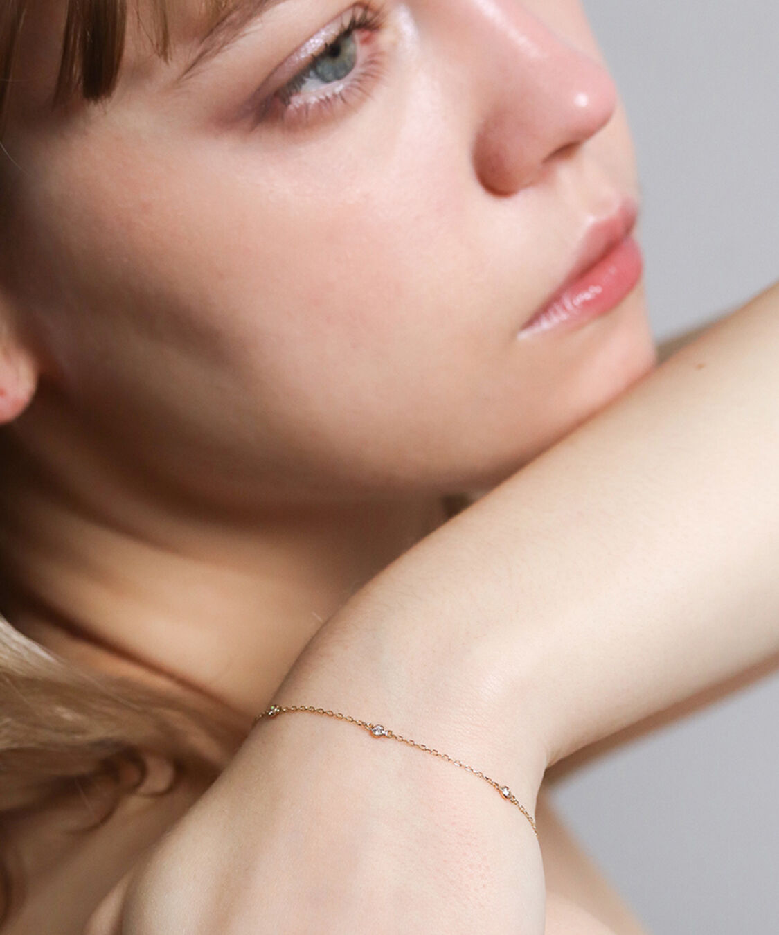  「ダイヤモンド ブレスレット | K10YG」|ブレスレット・バングル|