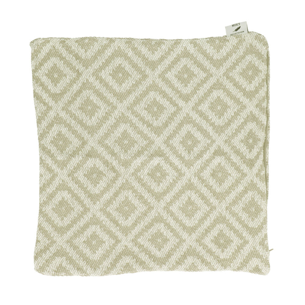 BACKYARD FAMILY「クッションカバー おしゃれ 通販 43 x 43cm かわいい モダン ツイスト モザイク」|クッション・クッションカバー|ベージュ1