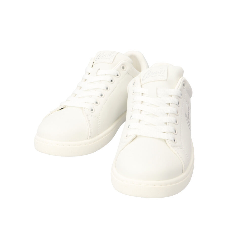 BACKYARD FAMILY「Arnold Palmer アーノルドパーマー レディース スニーカー 通販 ひも靴 紐靴 運動靴」|スリッポン|ホワイト1