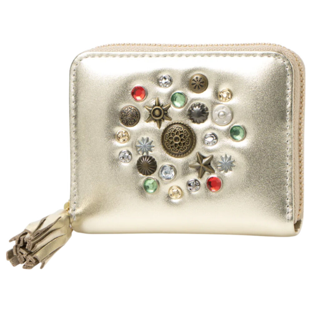 BACKYARD FAMILY「perche ペルケ ミニ財布 レディース 通販 コインケース お財布 ミニウォレット 小銭入れ」|その他|ゴールド1