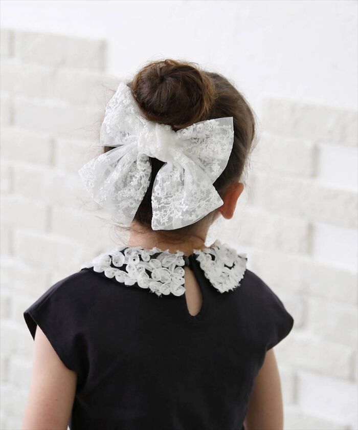 BACKYARD FAMILY「リボン バレッタ 大きい 通販 髪飾り 子供 子ども 女の子 おしゃれ かわいい オシャレ 可愛い」|その他|