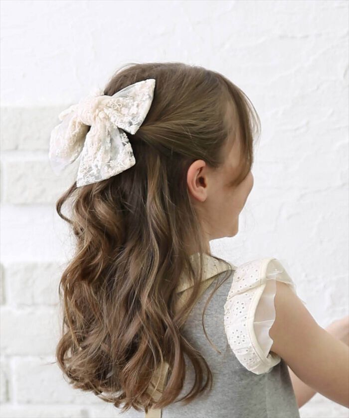 BACKYARD FAMILY「リボン バレッタ 大きい 通販 髪飾り 子供 子ども 女の子 おしゃれ かわいい オシャレ 可愛い」|その他|