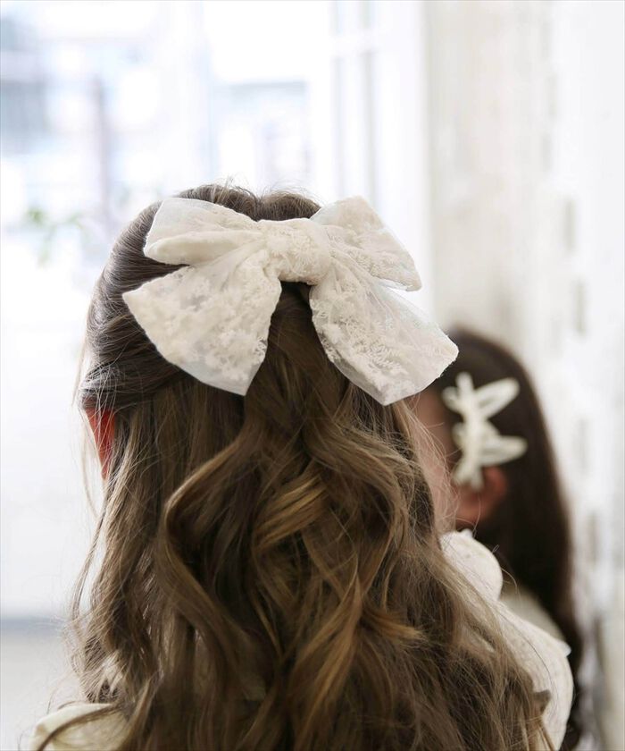 BACKYARD FAMILY「リボン バレッタ 大きい 通販 髪飾り 子供 子ども 女の子 おしゃれ かわいい オシャレ 可愛い」|その他|