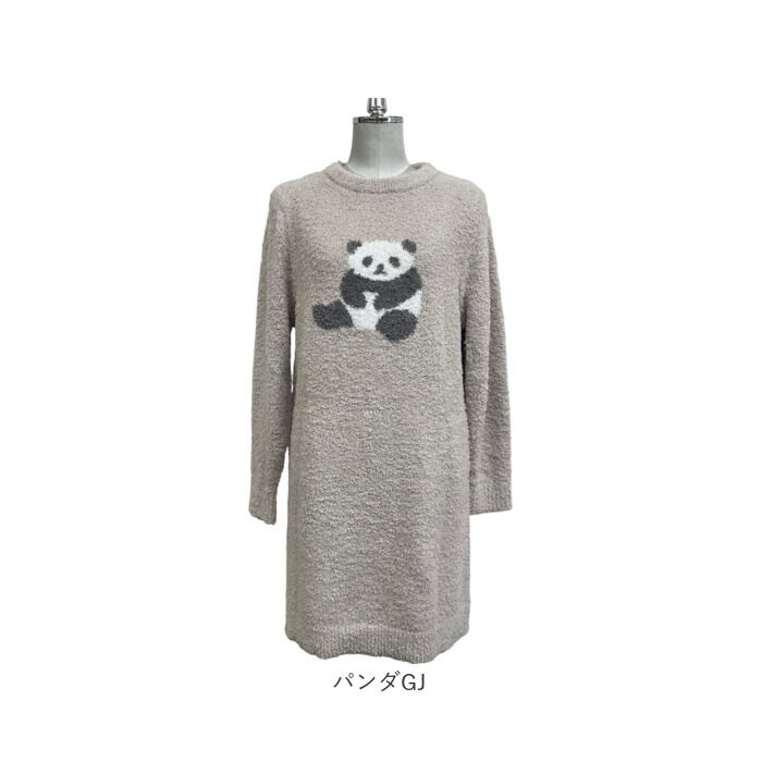 BACKYARD FAMILY「ルームウェア ワンピース 長袖 通販 レディース ルームウエア 部屋着 モール アニマルワンピース」|ワンピース|