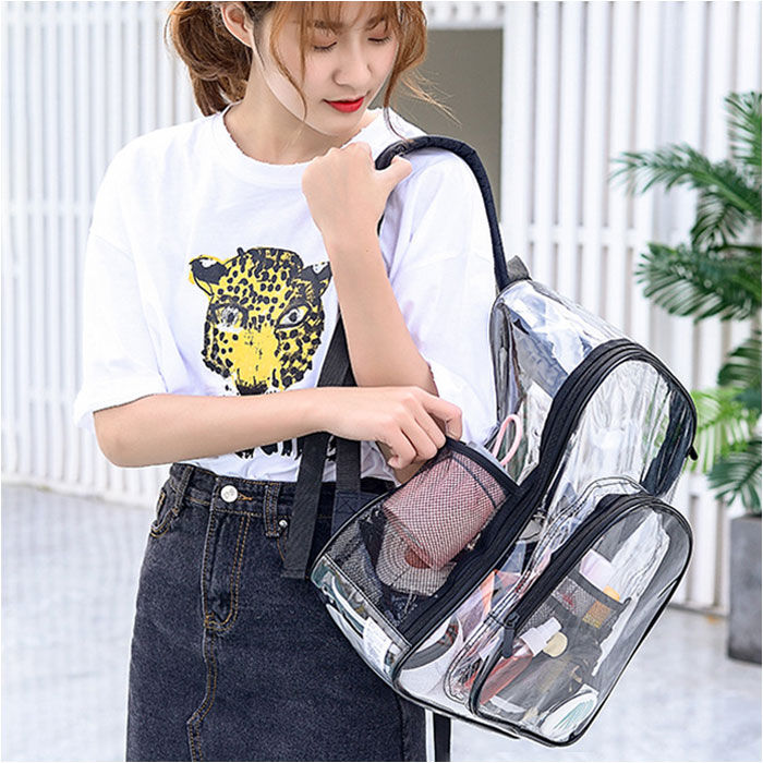 BACKYARD FAMILY「リュックサック クリア 透明 通販 クリアバックパック 透明リュックサック ビニールバックパック」|リュック|