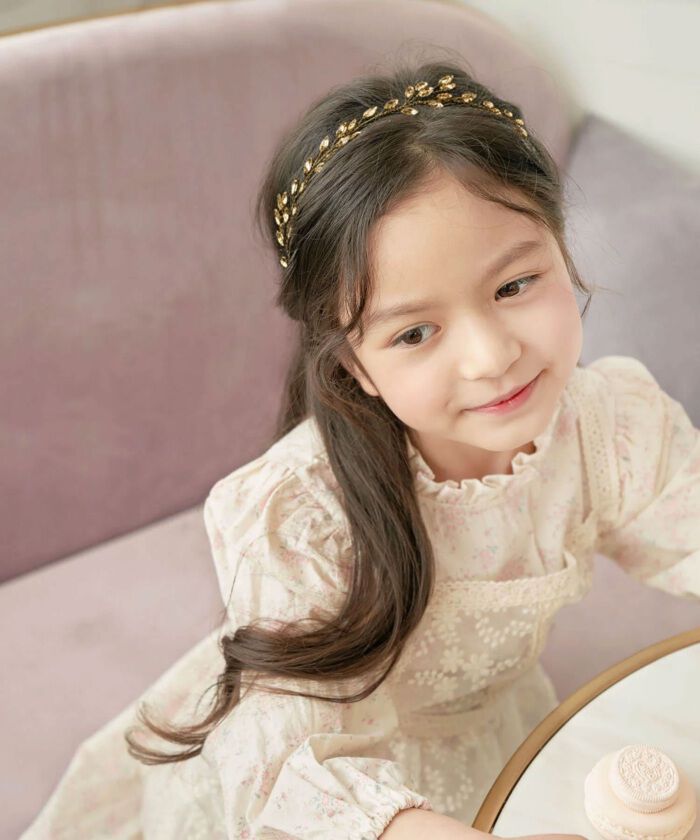 BACKYARD FAMILY「Rora カチューシャ キッズ 通販 ヨシン ゴールド 髪飾り 髪留め 髪どめ ヘアアクセサリー」|その他|