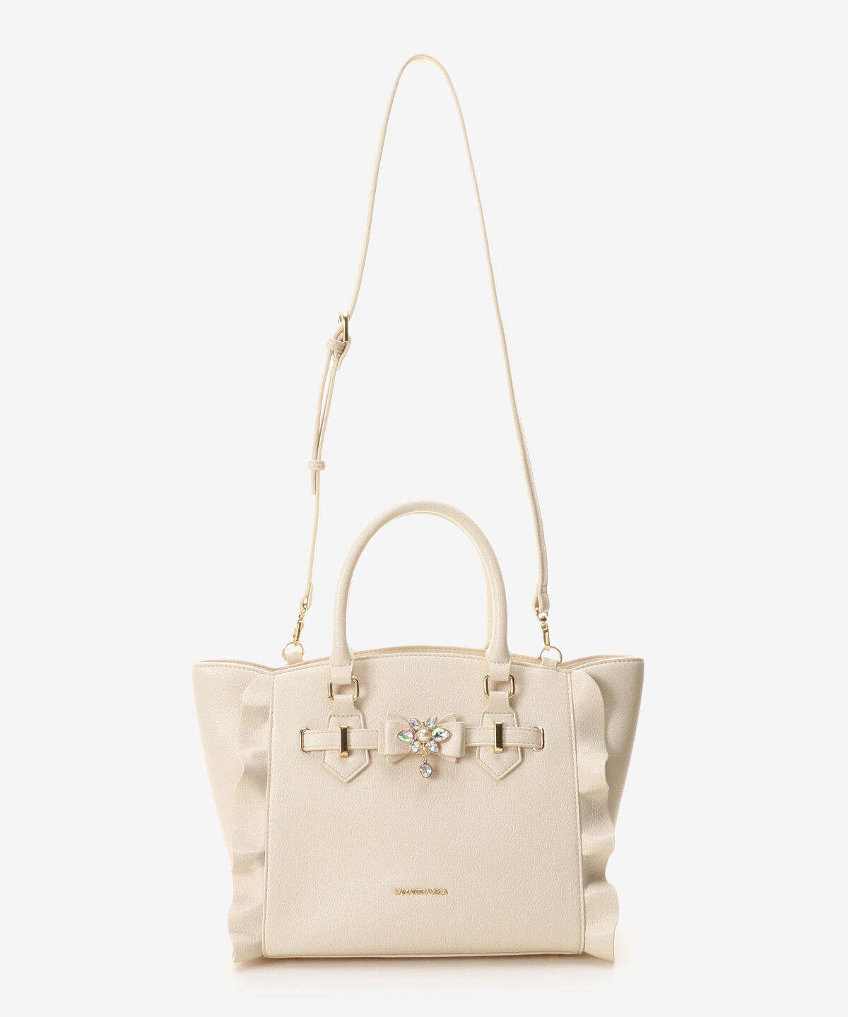 Samantha Vega「ビジューリボンフラッター(小)」|ハンドバッグ|