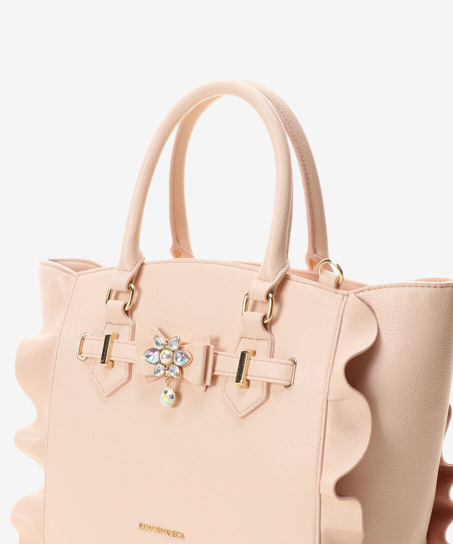 Samantha Vega「ビジューリボンフラッター(小)」|ハンドバッグ|