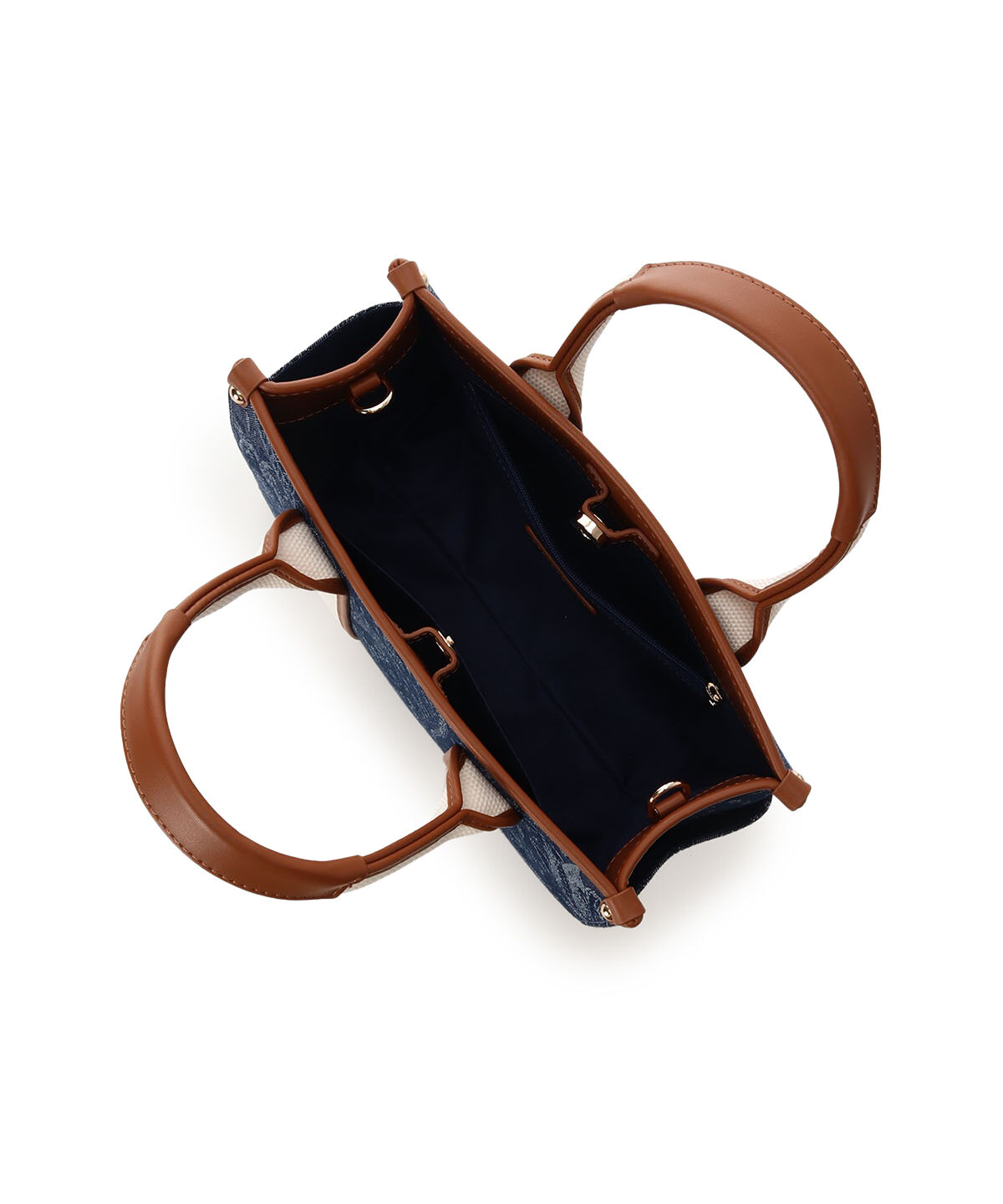 Samantha Vega「ロゴテープジャガード調トートバッグ（小）」|ハンドバッグ|