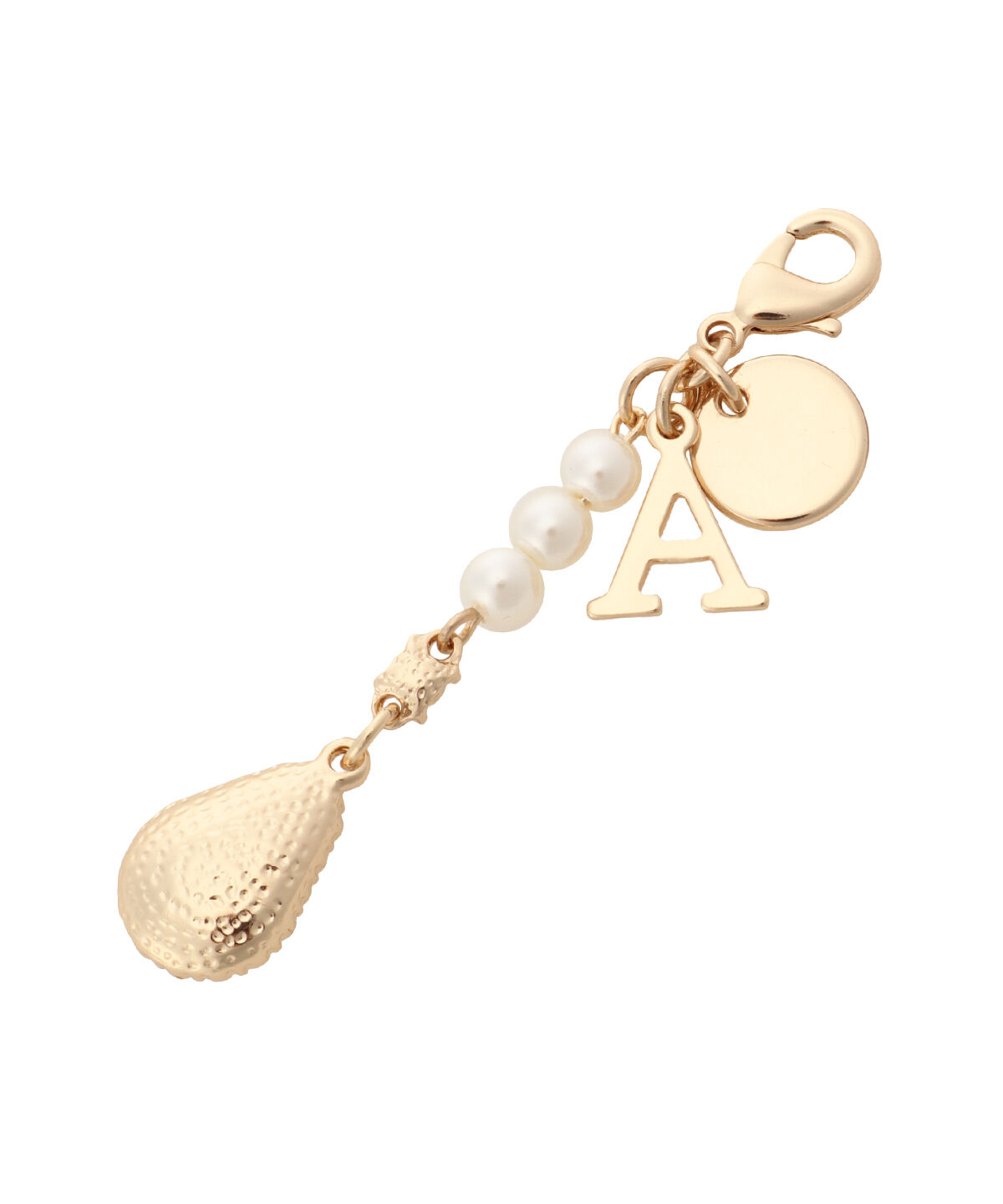 Samantha Vega「ドロップビジューイニシャルチャームA」|チャーム・キーホルダー|