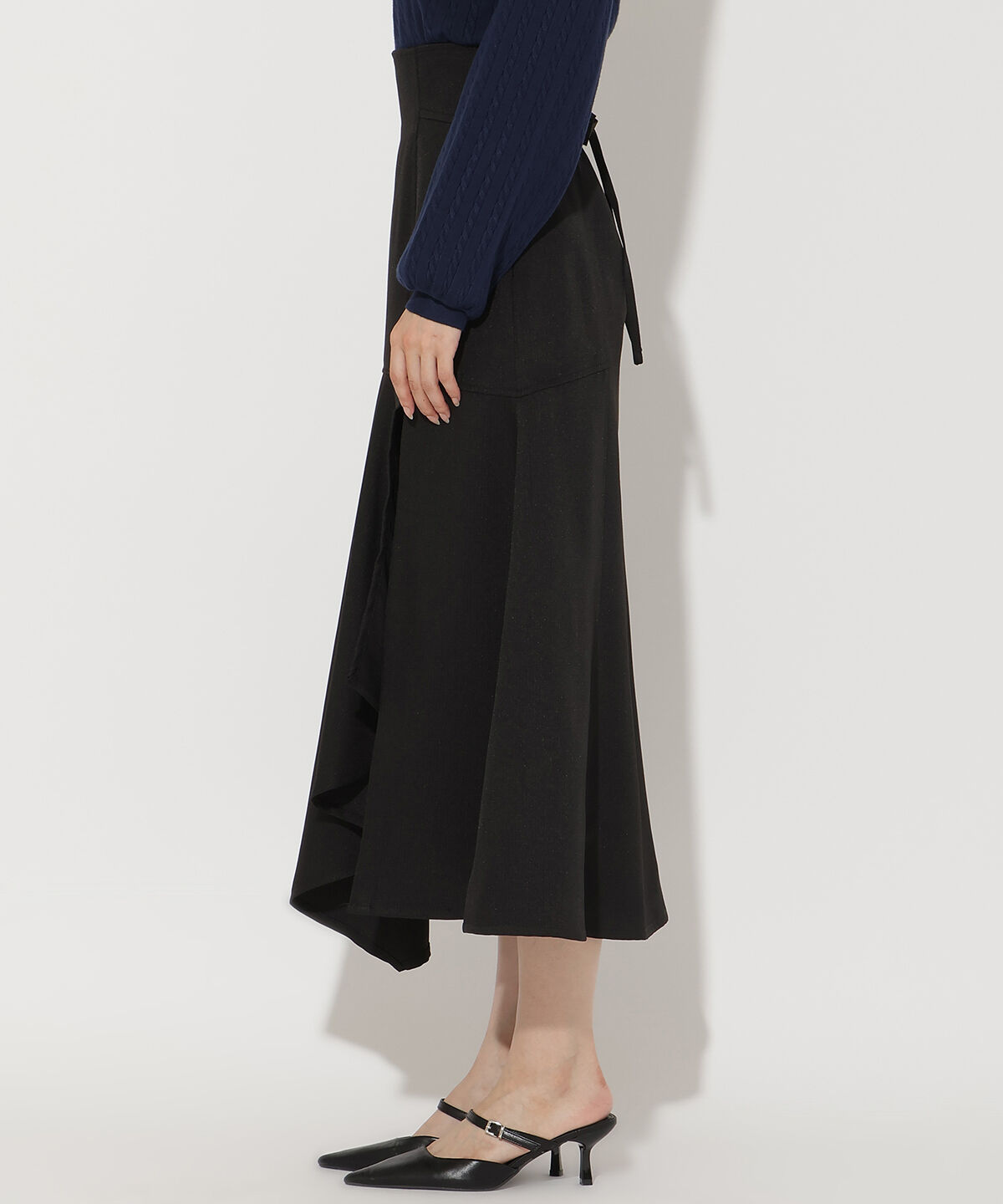 アンドクチュール「インナーミニマーメイドスカート」|フレア|