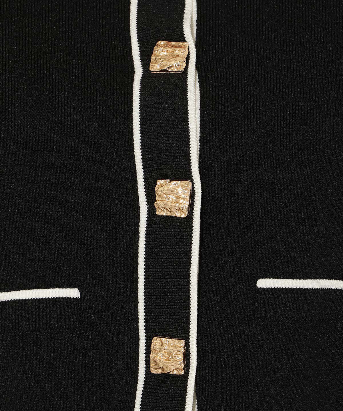 WILLSELECTION「配色ラインタックスリーブカーディガン」|カーディガン|