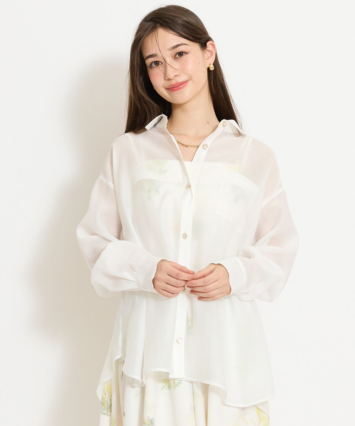 WILLSELECTION「エアリーシアーシャツ」|シャツ・ブラウス|