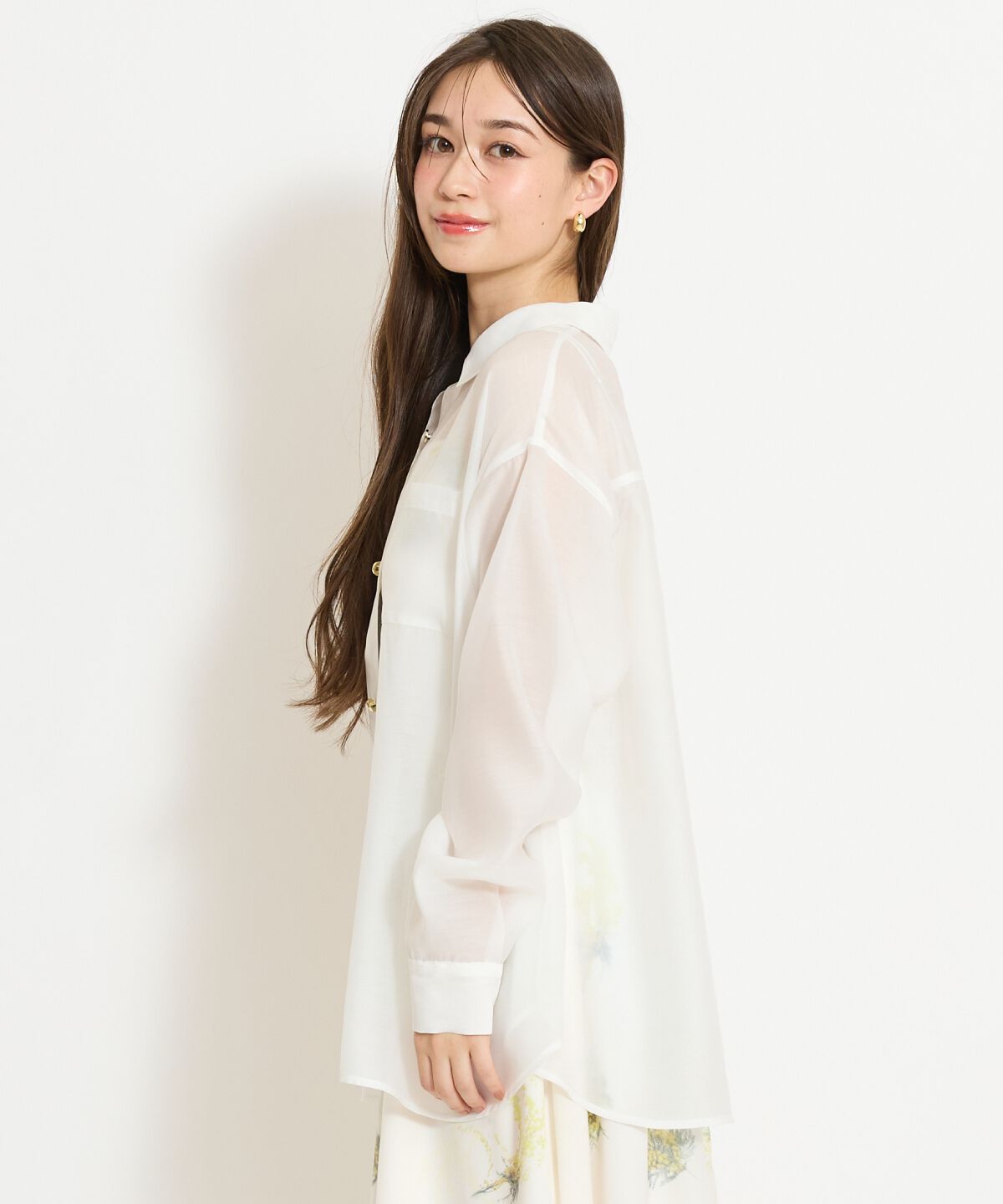 WILLSELECTION「エアリーシアーシャツ」|シャツ・ブラウス|