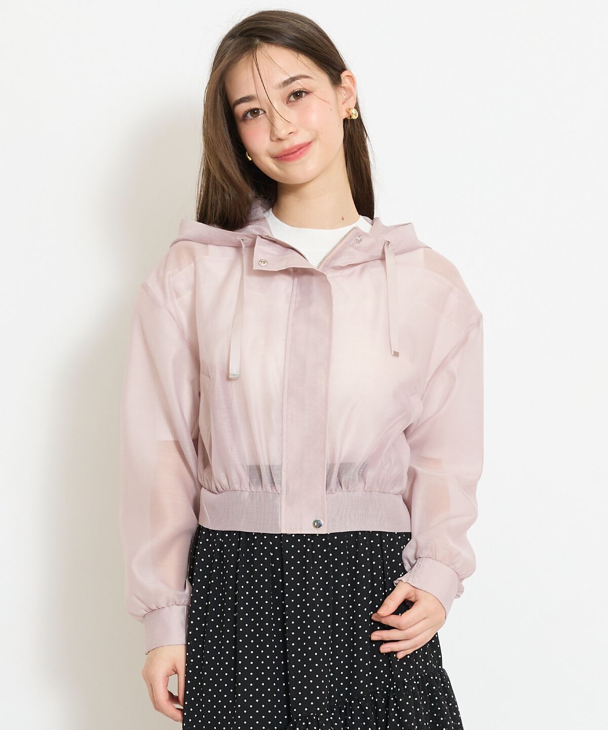 WILLSELECTION「シアーフードブルゾン」|ブルゾン・スタジャン|