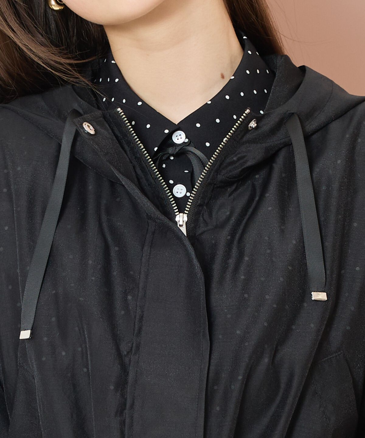 WILLSELECTION「シアーフードブルゾン」|ブルゾン・スタジャン|