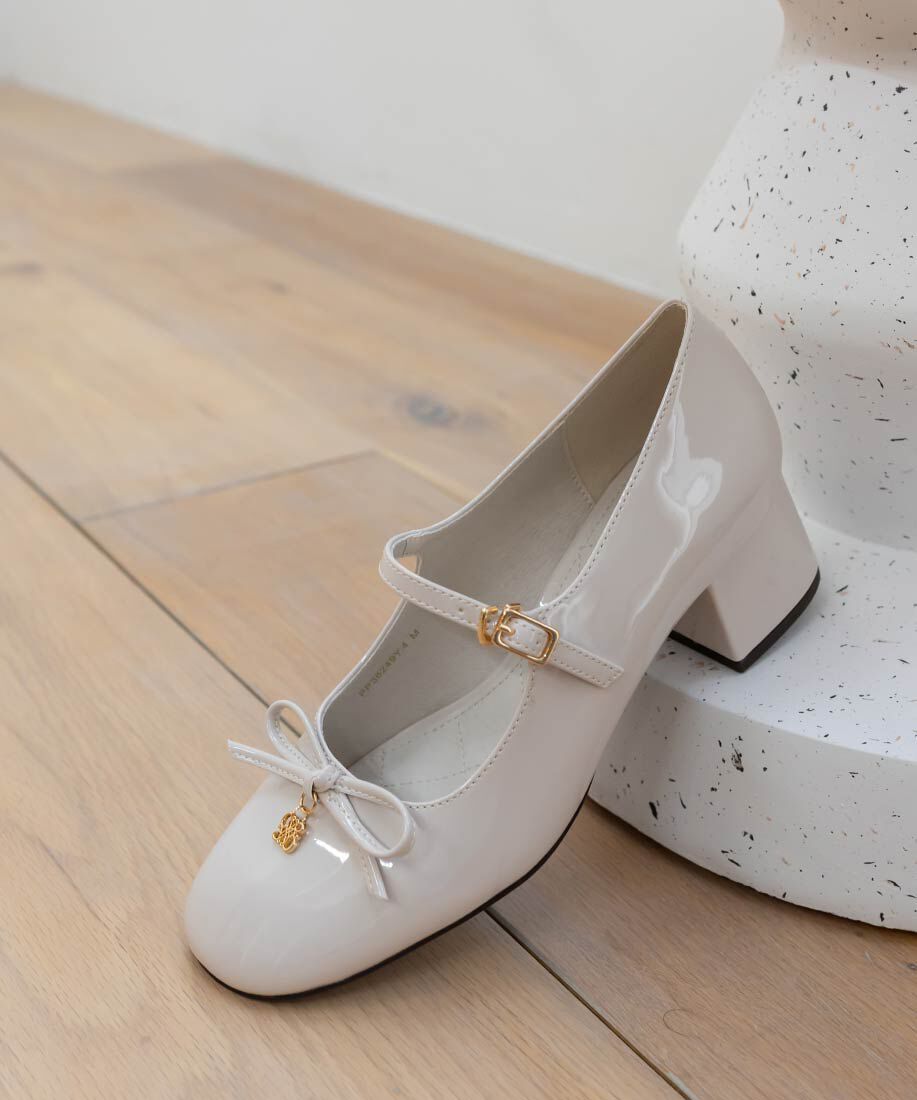  「モノグラムパーツメリージェーンパンプス」|パンプス|