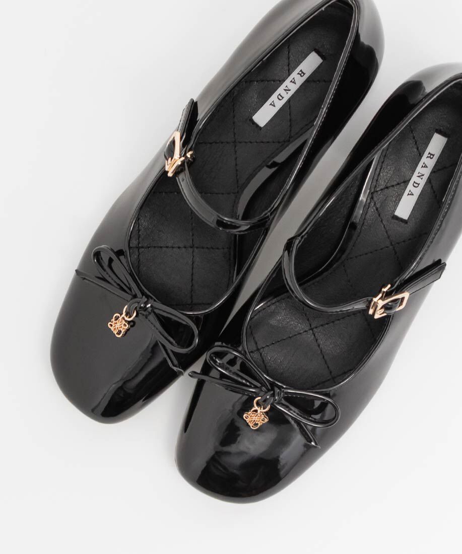  「モノグラムパーツメリージェーンパンプス」|パンプス|