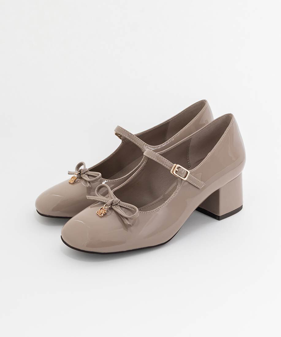  「モノグラムパーツメリージェーンパンプス」|パンプス|