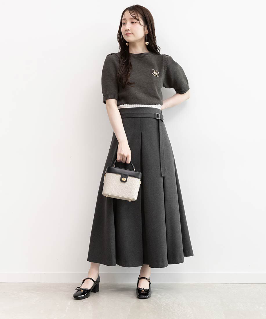  「モノグラムパーツメリージェーンパンプス」|パンプス|