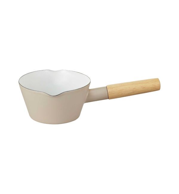 BRUNO「ホーローミルクパン 14cm」|食器・キッチングッズ|グレージュ