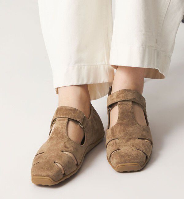 ODETTE E ODILE「ベルクロソフトグルカ フラット10」|パンプス|