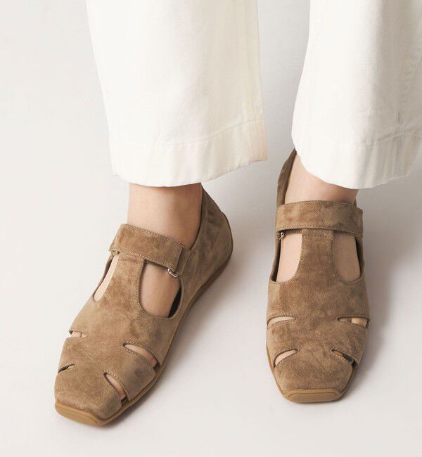 ODETTE E ODILE「ベルクロソフトグルカ フラット10」|パンプス|