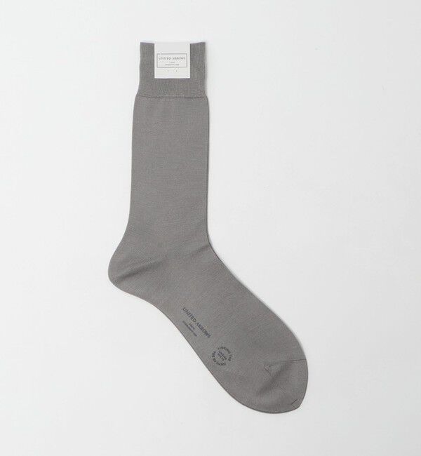 UNITED ARROWS「ソリッド ソックス」|ソックス|LT.GRAY