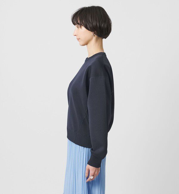 UNITED ARROWS「スウェットライク クルーネックニット ‐ウォッシャブル‐」|ニット・セーター|