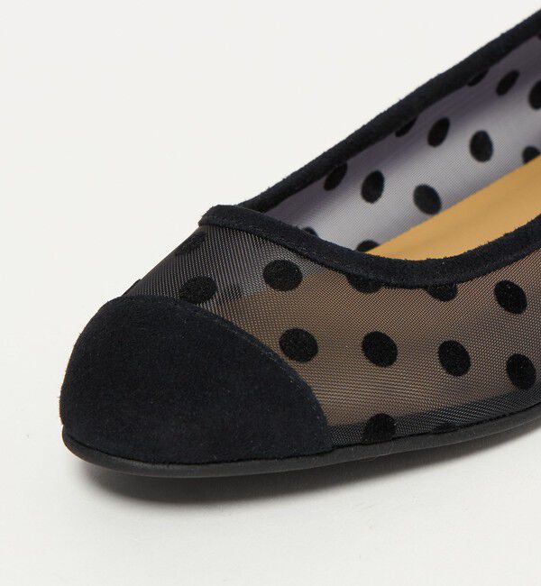 UNITED ARROWS「ドット バレエシューズ」|バレエシューズ|