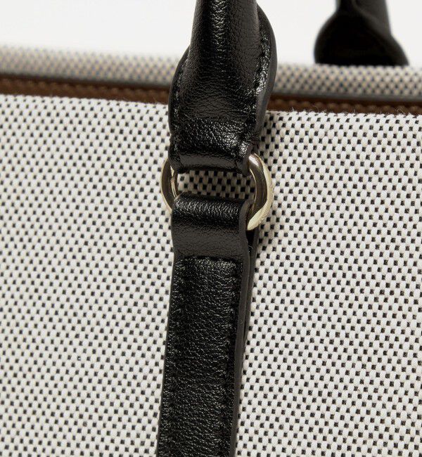 UNITED ARROWS「キャンバスコンビ スクエア トートバッグ」|トートバッグ|