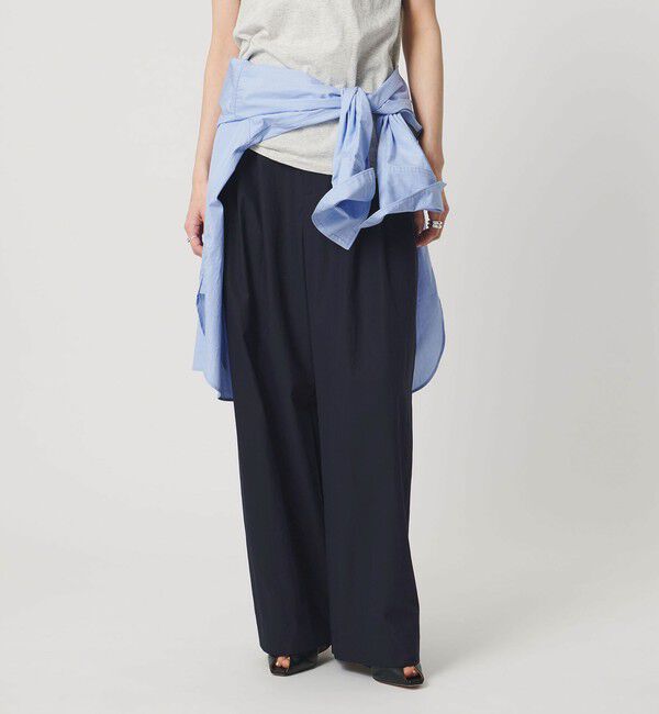 UNITED ARROWS「ツイル ダブルタック イージーパンツ」|チノ|