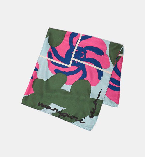 UNITED ARROWS「＜manipuri＞SILK 88&times;88 スカーフ 26SS」|バンダナ・スカーフ|