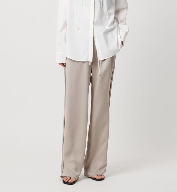 AEWEN MATOPH「＜AEWEN MATOPH＞サテンメローイージーパンツ ‐ ウォッシャブル ‐」|チノ|
