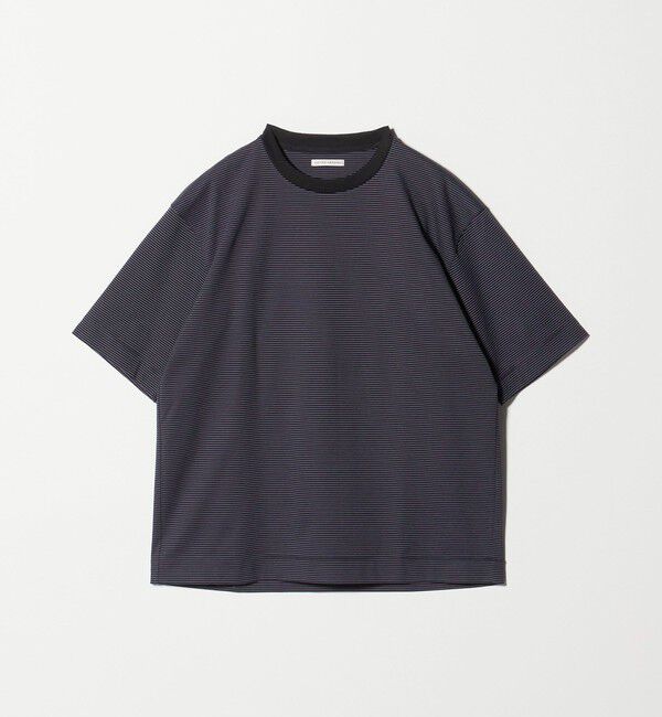 UNITED ARROWS「ポンチボーダー Tシャツ デオドラント 抗菌防臭 接触冷感」|Tシャツ・カットソー|