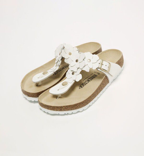 UNITED ARROWS「【国内EXCLUSIVE】＜BIRKENSTOCK＞GIZEH フラワー サンダル」|サンダル|