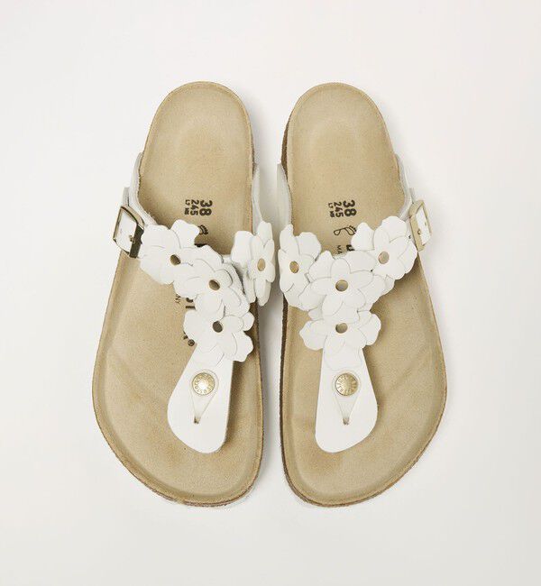 UNITED ARROWS「【国内EXCLUSIVE】＜BIRKENSTOCK＞GIZEH フラワー サンダル」|サンダル|
