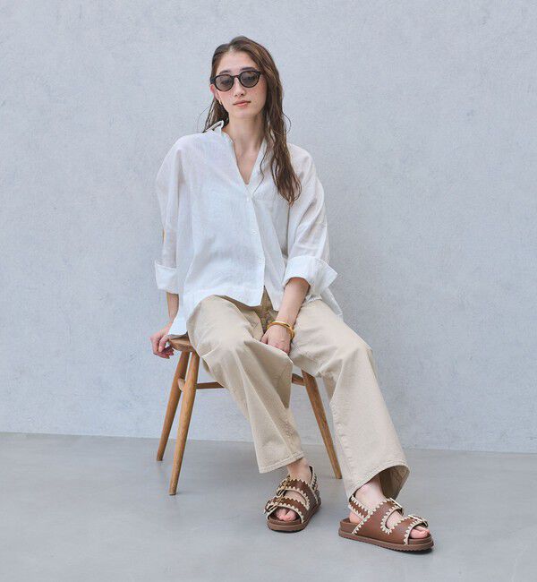 UNITED ARROWS「ナチュラル 2ライン サンダル」|サンダル|