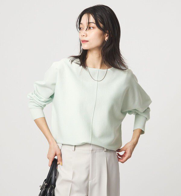 UNITED ARROWS green label relaxing「ブライト フォルム ドルマン プルオーバー ニット」|ニット・セーター|