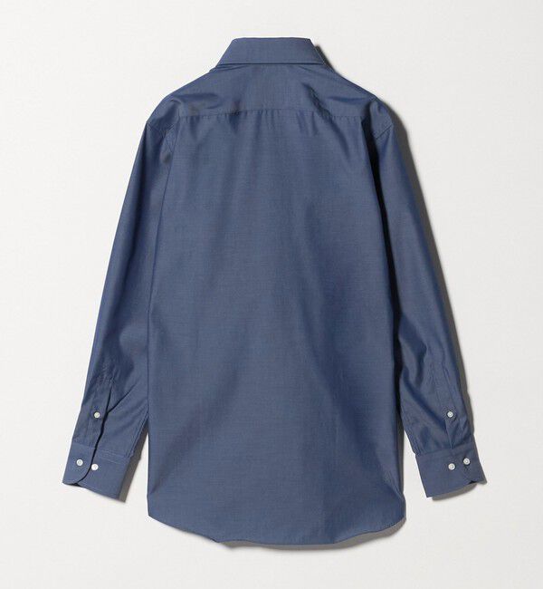 UNITED ARROWS green label relaxing「コットン シャンブレー ワイドカラー ドレスシャツ -イージーアイロン-」|シャツ・ブラウス|