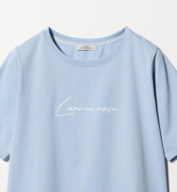 UNITED ARROWS green label relaxing「ロゴ ショートスリーブ プルオーバー カットソー 接触冷感」|Tシャツ・カットソー|