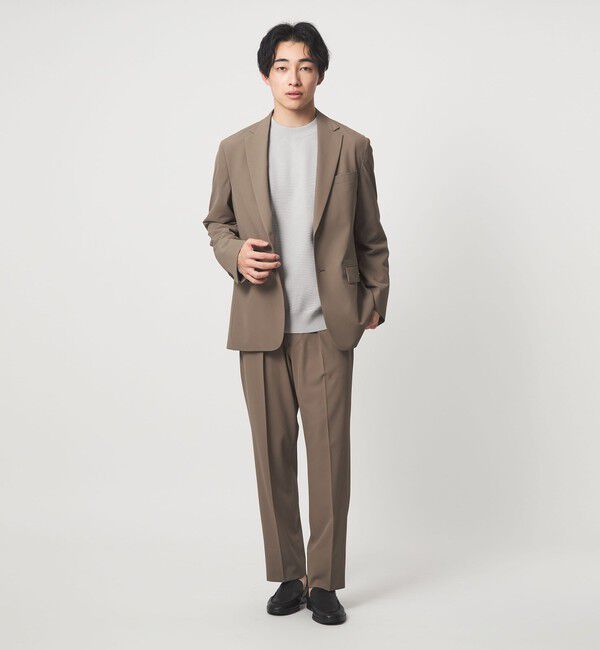 UNITED ARROWS green label relaxing「A+ ポリエステル タック モックネック 長袖 ニット -ウォッシャブル-」|ニット・セーター|