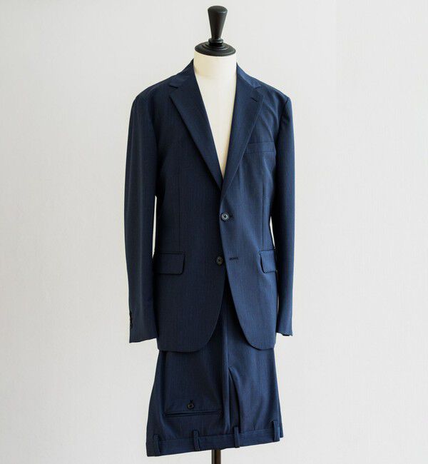 UNITED ARROWS green label relaxing「A+ TWPU トロピカル無地 2B スリム セットアップ ジャケット -ウォッシャブル・ストレッチ-」|スーツ|