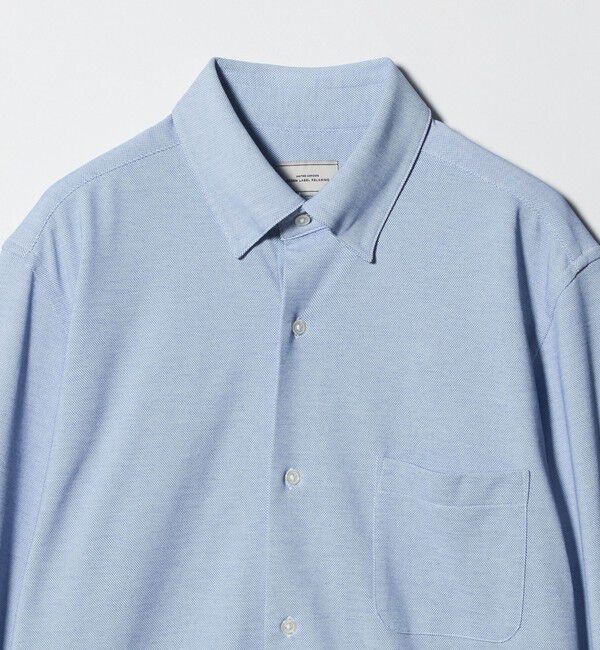 UNITED ARROWS green label relaxing「エブリット TC ジャージー スナップ ボタンダウン シャツ -ストレッチ・イージーアイロン・吸水速乾・抗菌-」|シャツ・ブラウス|
